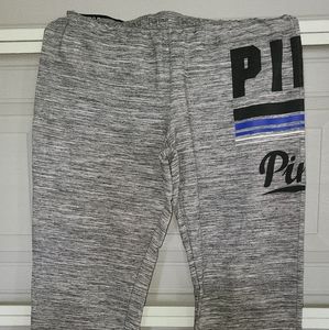VS Pink brand joggers with side zipper size large